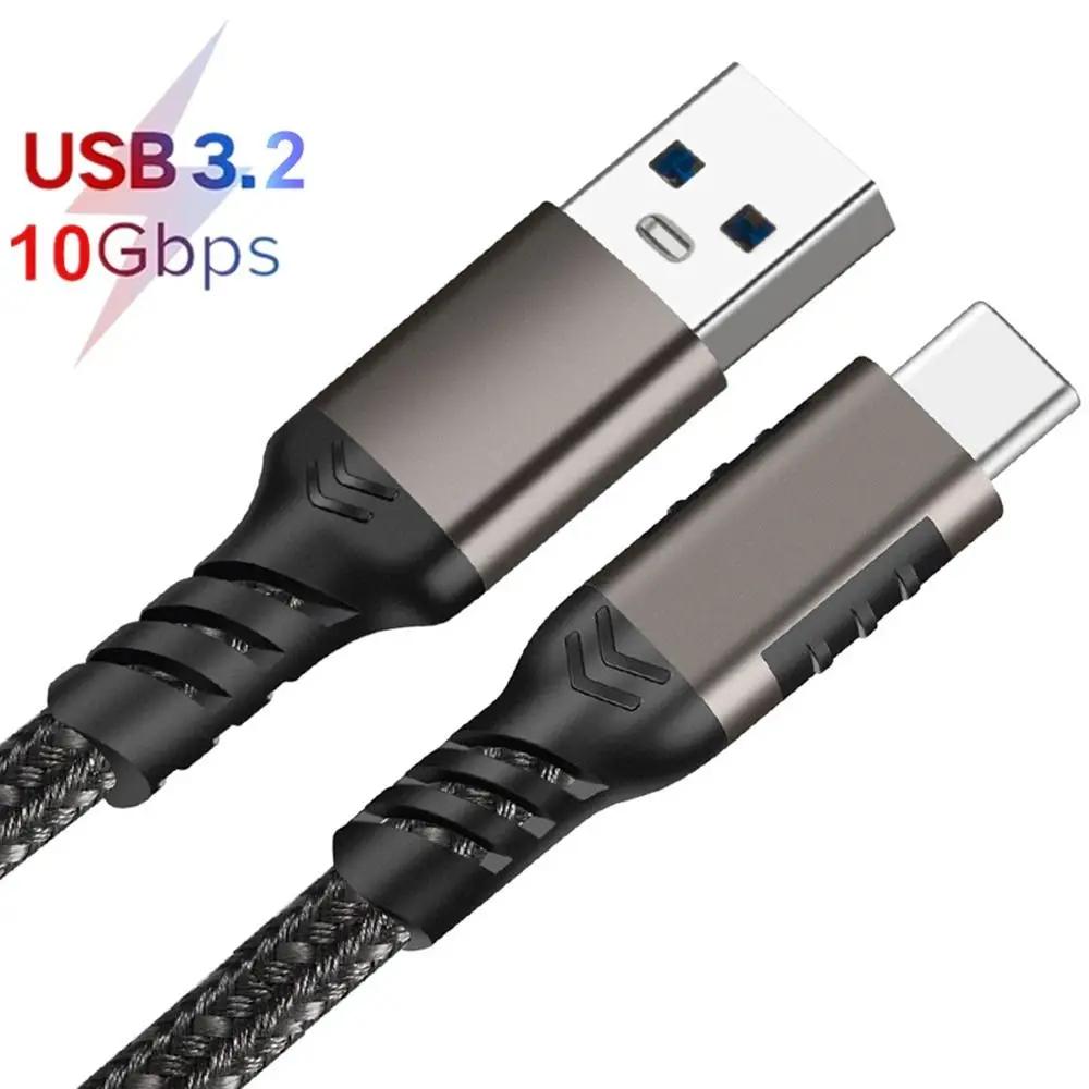 USB 3.2 CŸ   ̺, USB C   SSD ڵ, 3A PD 60W QC 3.0, ڵ Ʈ ϵ ũ , 10Gbps Gen2